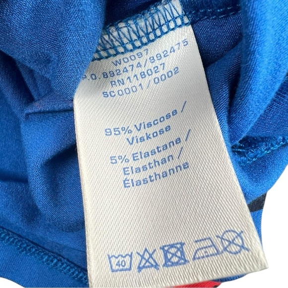 Boden Women’s Blue Floral Faux Wrap Long Sleeve Blouse In Size 8R - Picture 6 of 6